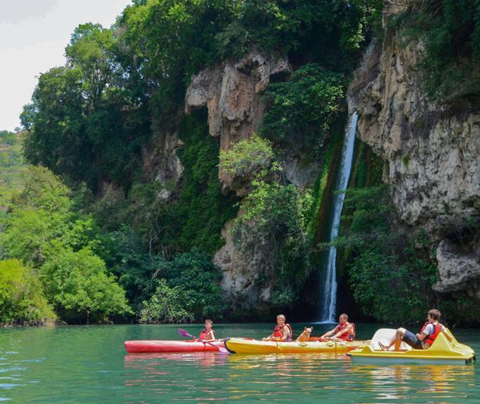 Camping Cascade Aveyron Saint-Rome-de-Tarn المظهر الخارجي الصورة